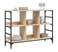 (SOLDE d'été) Placard/Buffet bas - Décor salon - chêne sonoma 102 x 32 x 73,5 cm bois d'ingénierie *aspect pratique3002929