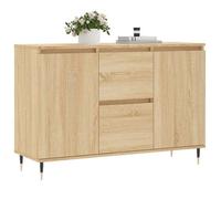(SOLDE d'été) Placard/Buffet bas - Décor salon - chêne sonoma 104 x 35 x 70 cm bois d'ingénierie *aspect pratique2985611