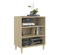 (SOLDE d'été) Placard/Buffet bas - Décor salon - chêne sonoma 57 x 35 x 70 cm bois d'ingénierie *aspect pratique5738369