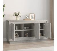 (SOLDE d'été) Placard/Buffet bas - Décor salon - gris béton 102 x 35 x 55 cm bois d'ingénierie *aspect pratique7325305