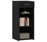 (SOLDE d'été) Placard/Buffet bas - Décor salon - noir 40 x 42 5 x 93 cm bois d'ingénierie *aspect pratique9863212
