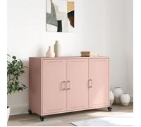 (SOLDE d'été) Placard/Buffet bas - Décor salon - rose 100,5 x 39 x 72 cm acier *aspect pratique4203234