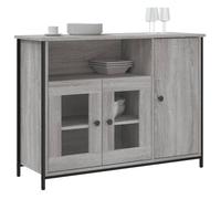 (SOLDE d'été) Placard/Buffet bas - Décor salon - sonoma gris 100 x 35 x 75 cm bois d'ingénierie *aspect pratique7163037