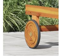 (SOLDE d'été) Rouleur de soleil Roues de rechange 2 pcs 20,5 cm Bois massif Acacia - Aspect chic* 4266846