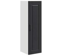 SOLDE D'HIVER®Buffet de Cuisine KENNETH - Armoire Bas/Colonne/ Armoire de cuisine - Noir 30x31x100cm - Bois d'ingénierie - 607613