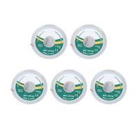 Solde en alliage premium Copper Wick Traid Desoldering Wire Roll Set 5 tailles 1,5 mm 2,0 mm 2,5 mm 3,0 mm 3,5 mm pour la réparation de la carte de circuit imprimé et le bricolage