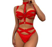 Solde Femme Dessous Femme Chic Et Elegant Sexy Lingerie Sexy Hot Cuire Tenue Laniere Sexy Femme Body De Danse Paillettes Femme Vetement Sexy Femme Erotique Mes Commandes Passées en 2025