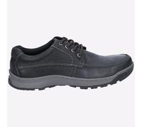 Solde - Hush Puppies Mémoire Mousse Tucker Lacet Cuir Robe Confort Chaussure