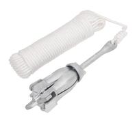 Solde - Mobilier Ancre pliable avec corde argenté 8 kg fonte galvanisée à chaud DECO JA6131598