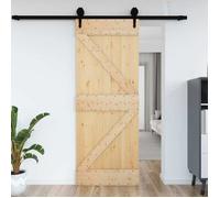 Solde - Mobilier Porte NARVIK 70x210 cm bois massif de pin DECO JA4335593