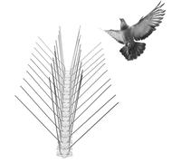 Soldela Lot de 4 - Pics Anti-Volatile - 2 Mètres Linéaire - 40 Pointes en éventail par Barrette.