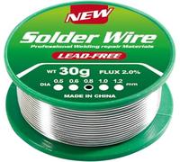 Solder Tin 0.8mm 30g Fil Étain à Souder avec Noyau de Colophane
