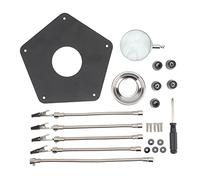 Soldering Helping Hands with Magnifying Glass | 360° Rotating Alloy Steel Base for Electronics Welding/Crafting/Repair | 4 Adjustable Clamps & Protected - Short Circuit Design