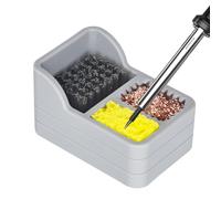 Soldering Iron Tip Cleaning Kit - Brass Coil Tip Cleaner, Space-Saving Hold