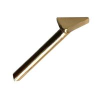 Soldering Iron Tips - Copper 5.5-6.4cm | Triangle Replacement Heads | Welding Accessories Repair Tool Precision Solder Tip For Electronics Car Repair Workshop Garage Use