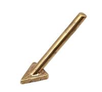 Soldering Iron Tips - Copper Triangle Copper Smoothing Repair Tool | 2.17 Inches Smoothing Tip, Iron Tips Suitable For Electronics Project Workshop Garage Car