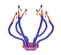 Soldering Tool Non-Slip Helping Clamp 6 Flexible Arms Soldering Third Hand Clamp Pcb Holder Stand Helping Clamp Soldering Aid Tool For Electronic Repair Craft Figurine Diy Soldering Tools, RFRDSPKG