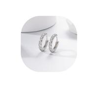 soldes amaon 2025 Boucles d'oreilles de diamant en cristal en argent sterling pour les femmes, boucles d'oreilles hypoallergéniques en argent bon plan amaon du jour