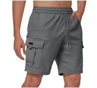 Soldes Cargo Short Homme Coton Shorts et Bermudas de Travail Hommes Short ete Pantacourt de Sport avec Poche Décontracté Respirant Shorts Homme Cargo de Travail Vêtements Sport Pas Cher
