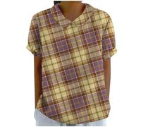 Soldes Chemise en Lin Haut Fluide Femme ÉTé Tunique Halloween T Shirts Manches Longues Coton Blouse Viscose Bleu Clair Chemise en Lin Tops Rose Poudre T Shirts Multicolore Blanche Manche Courte Ete