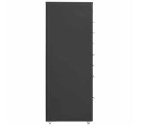 ""Soldes d’automne""Armoire à dossier Anthracite - Classeur mobile - Commode pour bureau - Anthracite - 28x41x109cm Métal 922 20717321