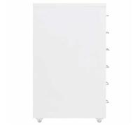 ""Soldes d’automne""Armoire à dossier Blanc - Classeur mobile - Commode pour bureau - Blanc - 28x41x69cm Métal 202 314246312794