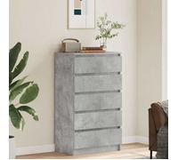 ""Soldes d’automne""Enfilade de rangement Gris - Commode - gris béton - 60x36x103cm - Bois d'ingénierie 286 417976417724