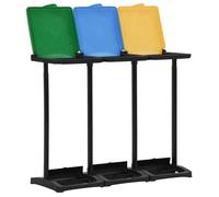 ""Soldes d’automne""Multicolore CACHE CONTENEUR - Supports avec couvercle pour sacs poubelle 240-330 L PP 7329466617747