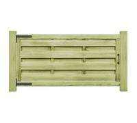 {Soldes d’été} - Vert - Portillons 2 pièces - bois de pin imprégné 150 x 75 cm Vert - Porte de Jardin EU762042959