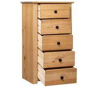 ""SOLDES d'Automne""Buffet 46x40x89 cm ,meuble de rangement,armoire console - Pin Gamme Panama - HOMEFR5234
