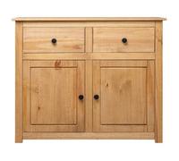 ""SOLDES d'Automne""Buffet 93x40x80 cm ,meuble de rangement,armoire console - Pin solide Assortiment Panama - HOMEFR5888