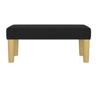 (SOLDES DEC)Banc/Banquette - Chaise de salon Noir 70x30x30 cm Tissu 01_9683597