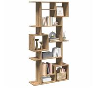 (SOLDES DEC)Bibliothèque - vidaXL - Meuble Étagère - support livres - chêne artisanal 92x29x188 cm bois d'ingénierie 01_3971631