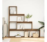 (SOLDES DEC)Meuble Étagère - vidaXL - support séparatrice de pièce à 4 niveaux chêne artisanal 01_2188413