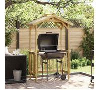 （SOLDES D'été）Abri pour barbecue - SOLOMON - Stockage/armoire de bricolage - Pinède imprégnée 8794963