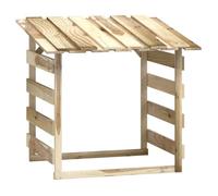 (Soldes d'été) Pergola avec toit 1PC - ZENCORE - Tonnelle de jardin - 100x90x100cmBois de pin imprégné P4425