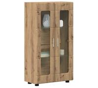 SOLDES D'HIVER®Buffet bahut Placard de rangement - Marron Buffet - chêne artisanal - 55,5 x 29 x 100 cm - bois d'ingénierie - 55151
