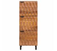 SOLDES D'HIVER®Caisson de salon/Buffet de rangement - Marron Haut Armoire - avec porte - Finition Acacia Brun 40 x 33 x 110 cm - 650