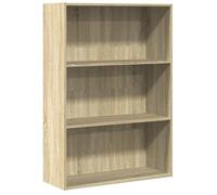 ""Soldes Flottants""Bibliothèque（1 PC) - Cabinet de Livre/Meuble Étagère - chêne sonoma 80x30x114 cm - bois d'ingénierie - 9294