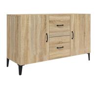 ""Soldes Flottants""Buffet Bas 1 PC SHIELD - grand stockage - Buffet de salon/commode - chêne sonoma 100x36x60cm bois d'ingénierie 536