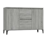""Soldes Flottants""Buffet Bas 1 PC SHIELD - grand stockage - Buffet de salon/commode - Sonoma gris 102x35x70cm Bois d'ingénierie 7643