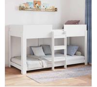 ""Soldes Flottants""Lit simple, 100x200cm,Lit superposé pour enfants classique, pour Enfants Blanc 100x200cm ,Bois d'ingénierie