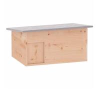 (SOLDES Janvier) Cabane pour hérisson 45x33 x2 2cm - Bois 3_9676891