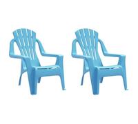 (SOLDES JUILLET)Chaises de jardin pour enfants 2 PCS - UU - Scandinave Fauteuil salon - bleu 37x34x44 cm PP FR1364739