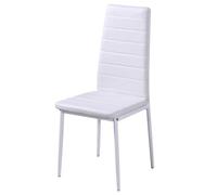 ""Soldes Printemps"" Ensemble de table à manger cinq pièces - SOLOMOON - montage simplifié - noir et blanc EE26