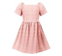 Soldes Robe de Soiree Enfant Fille été avec Bowknot Robes Bapteme de Communion d'anniversaire du Soir Communion Anniversaire Fête Robe de Mariée Dress Princesse Filles Chic et Elegant Robes 3-14 Ans