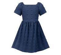 Soldes Robe de Soiree Enfant Fille été avec Bowknot Robes Bapteme de Communion d'anniversaire du Soir Communion Anniversaire Fête Robe de Mariée Dress Princesse Filles Chic et Elegant Robes 3-14 Ans