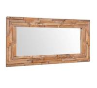 （SOLDES SEPT)Miroir de salon - Miroir décoratif Teck 120x60 cm Rectangulaire &7966704