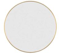 （SOLDES SEPT)Miroir mural Miroir de salon - suspendu - Doré Ø 50 cm Rond &6060803