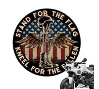 Soldier Battlefield Decal - Battlefield Sticker for Car | Stand for the Flag Decal | Kneel for the Fallen Patriotic| Car Truck Decals for Laptops| Flag Soldier Sticker | Bumper Decals for Vehicles
